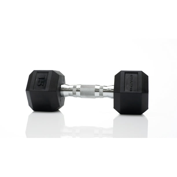 Marcy Pro TSA Hex 35 Pound Home Gym Iron Free Weight Single Dumbbell Black